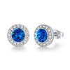 Blue Swarovski Earrings