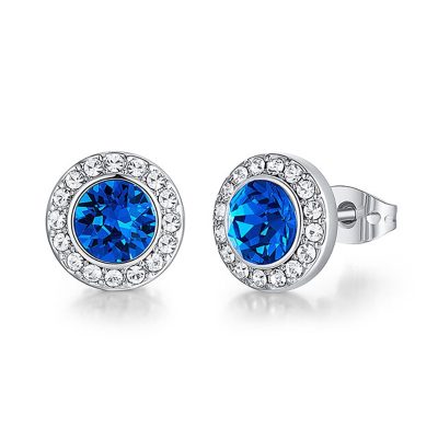 Blue Swarovski Earrings
