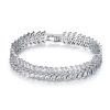 Swarovski bracelet silver-plated