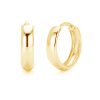 Gold-Plated Hoop Earrings