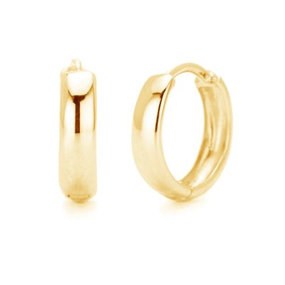 Gold-Plated Hoop Earrings