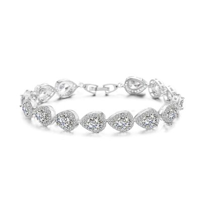 Swarovski crystal drop bracelet