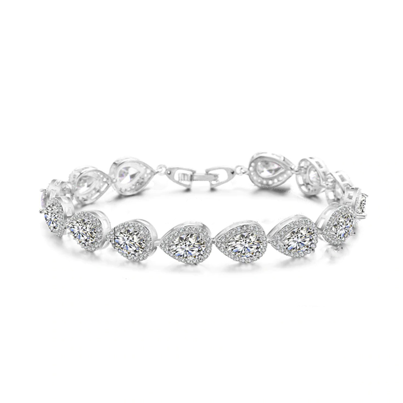 Swarovski-Druppel-Armband-1-2 Swarovski crystal drop bracelet