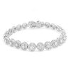 Round Swarovski tennis bracelet
