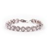 Heart tennis Bracelet with zirconia
