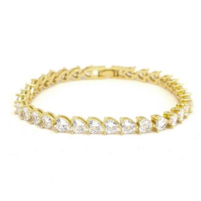 Hearts tennis bracelet