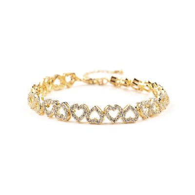Open heart bracelet