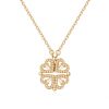 clover four heart necklace