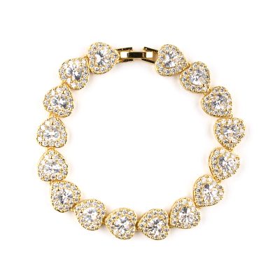 Swarovski heart bracelet