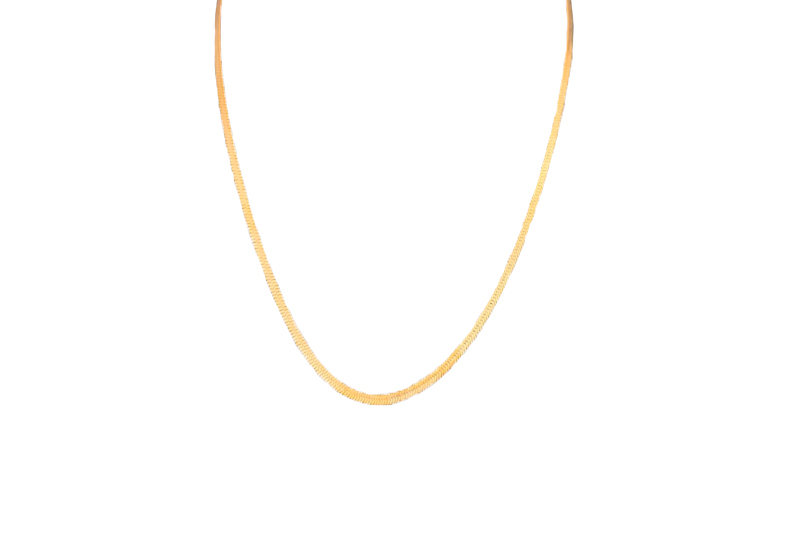 Gouden-slang-link-platte-blad-ketting.jpg