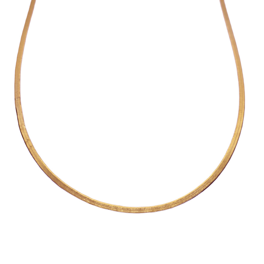 Rose Goldplated Slangenketting Rose Goldplated Slangenketting